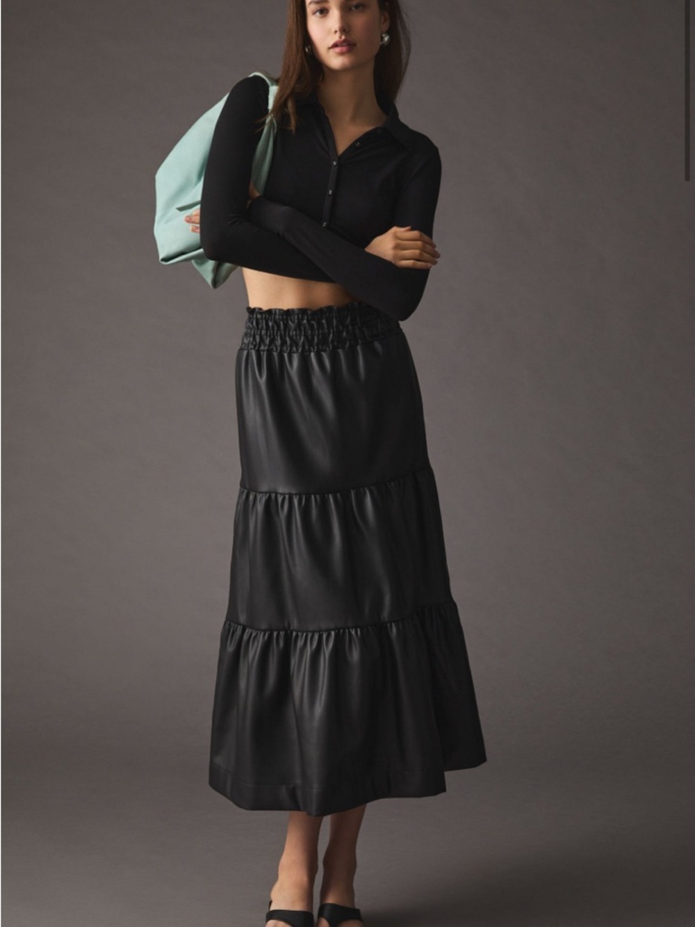 The Somerset Maxi Skirt: Vegan Leather Edition